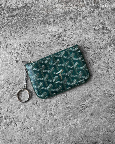 Goyard Green Senat Mini Pouch