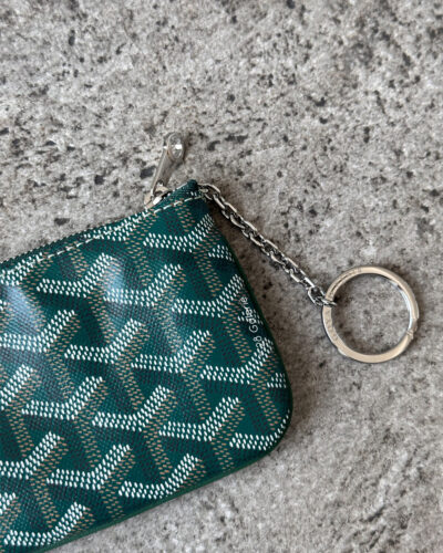 Goyard Green Senat Mini Pouch