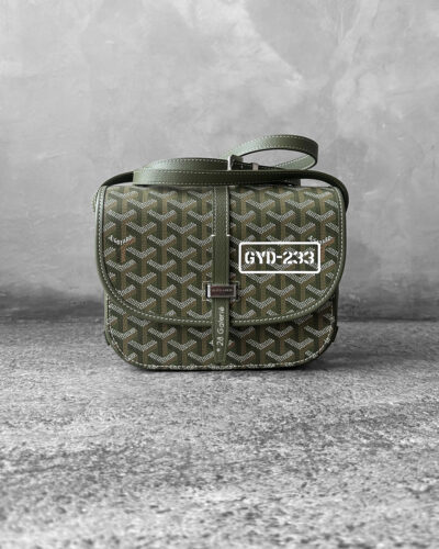 Goyard Limited Edition Khaki Belvedere PM Bag