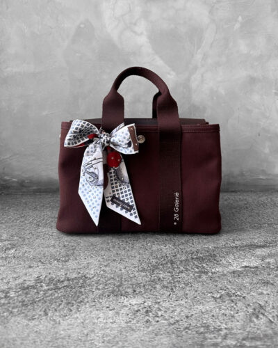 Hermes Rouge Valparaiso in Officier Canvas/Vache Leather and Palladium Hardware