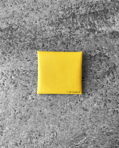 Hermes Yellow Bastia in Epsom Leather and Palladium Hardware