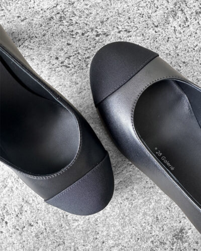 Chanel 35.5 Black Mary Janes Heels