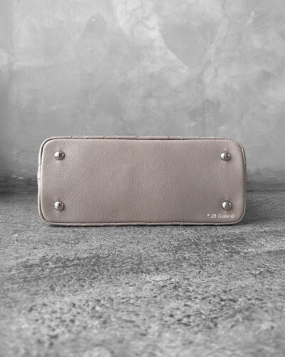 Chanel Beige Matelasse Wild Stitch Medium Tote Bag in Caviar Leather and Silver Hardware