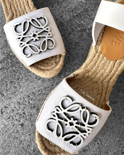 Loewe Anagram Wedge Espadrille size37