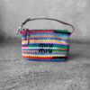 Miumiu Multicolor Crochet Pouch Silver Hardware