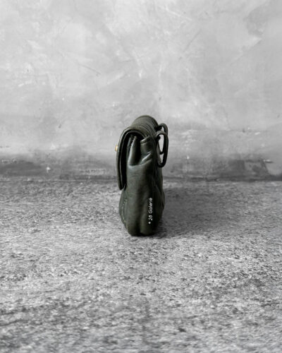 Chanel Green Quilted Flap Belt Bag Lambskin in GHW