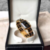 Chanel Premiere M Vintage Gold Plated and Black Leather Watch
