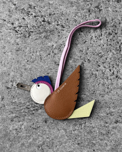 Hermes Birdy Charm Multicolored