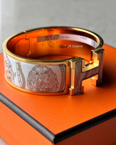 Hermes Clic Clac H Jour de Casting Bracelet Yellow gold Plated