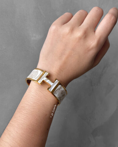 Hermes Clic Clac H Jour de Casting Bracelet Yellow gold Plated