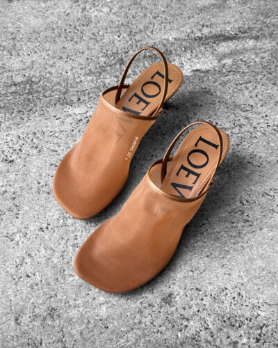 Loewe Petal Slingback heel sandal in mesh size36