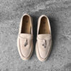 Loro Piana Pink Sand Summer Charms Walk Loafer