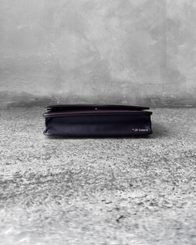 Chanel Purple Wallet on Chain Caviar Leather and Silver Hardware