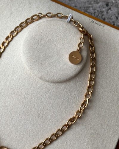 Christian Dior Gold Montaigne Choker
