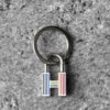 Hermes Cadenas Quizz Rainbow Key Ring