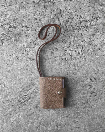 Hermes Etoupe Ulysse Mini Notebook Nano Bag Charm