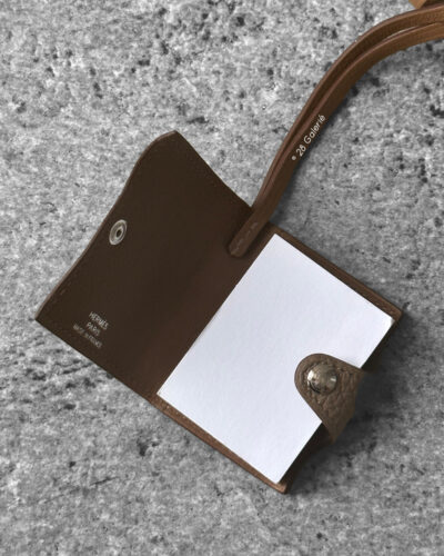 Hermes Etoupe Ulysse Mini Notebook Nano Bag Charm
