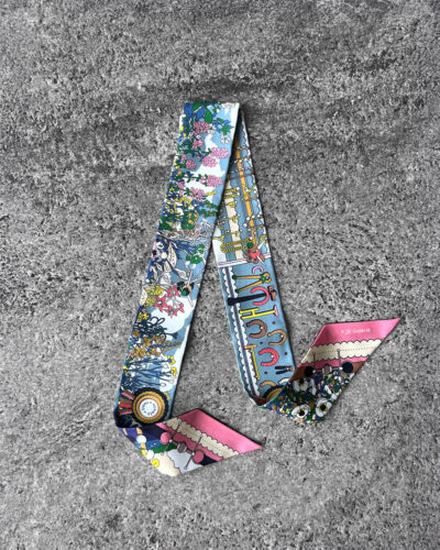 Hermes Pony Pit Stop Twilly - BleuVertRose