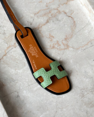 Hermes Vert Criquet Oran Nano Bag Charm