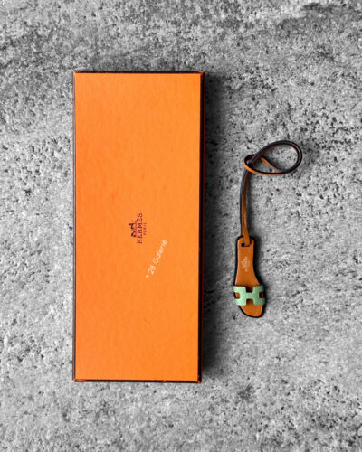 Hermes Vert Criquet Oran Nano Bag Charm