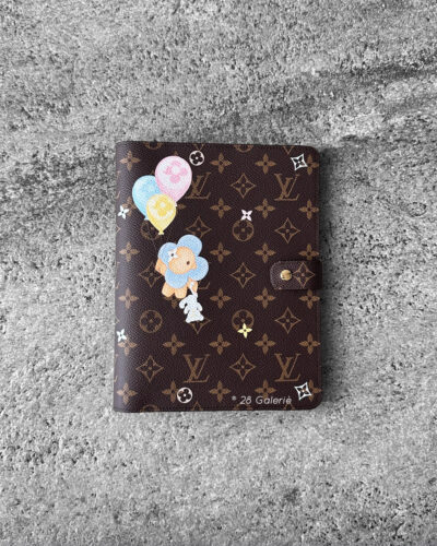 Louis Vuitton Triplets Desk Agenda Cover Monogram Coated Canvas