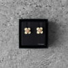 Chanel Coco Mark Flower Earrings and Aged Gold Hardware