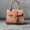 Delvaux Tender Beige Brilliant Mini in Calfskin Leather and Gold Metal Hardware
