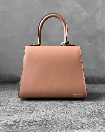 Delvaux Tender Beige Brilliant Mini in Calfskin Leather and Gold Metal Hardware