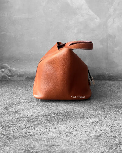 Hermes Barenia Picotin Clemence Leather and Silver Hardware