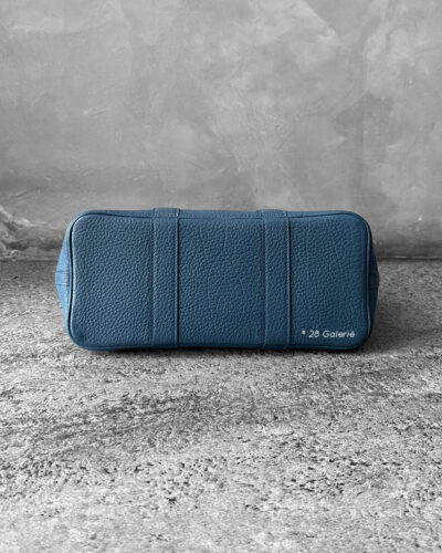 Hermes Deep Ocean Garden Party Negonda Leather and Palladium Hardware