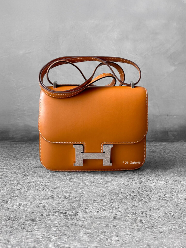 Hermes Gold Constance 18 Epsom Leather and Palladium Hardware