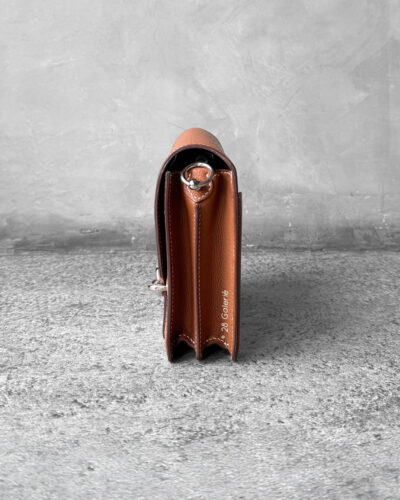 Hermes Gold Roulis18 in Evercolor and Palladium Hardware