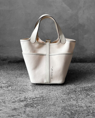Hermes Nata Picotin 18 Cargo Swift/tToile Canvas and Gold Hardware