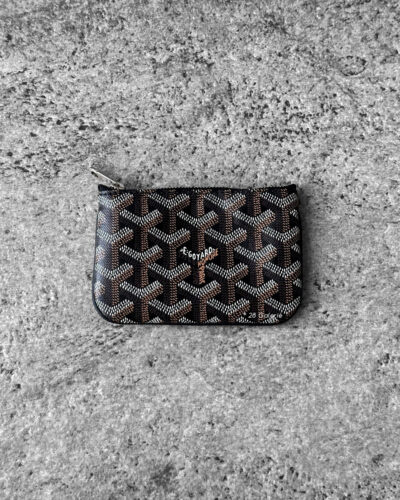 Goyard BlackTan Senat Nano Key Pouch