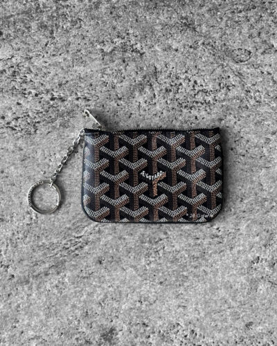 Goyard BlackTan Senat Nano Key Pouch