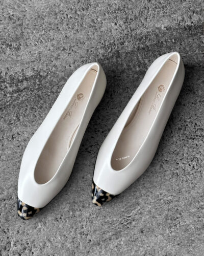 Loro Piana Dark Tortoise Rebecca Ballet Flats 36EU