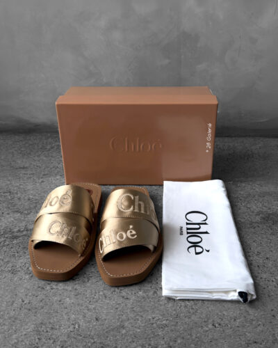 Chloe Light Sand Woody Mule