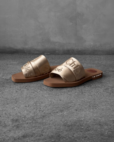 Chloe Light Sand Woody Mule
