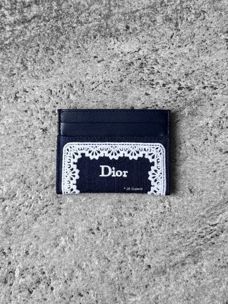 Dior Navy Blue Oblique Jacquard Glycine Card Holder Important according to Google magic Click to teach Gmail this conversation is not important