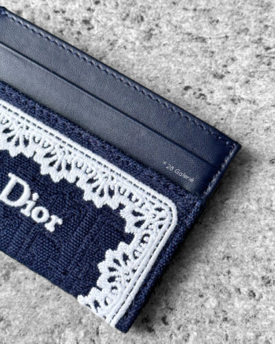 Dior Navy Blue Oblique Jacquard Glycine Card Holder Important according to Google magic Click to teach Gmail this conversation is not important