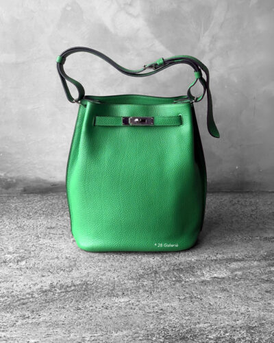 Hermes Bamboo So Kelly 22 in Togo Calfskin Leather & Palladium Hardware