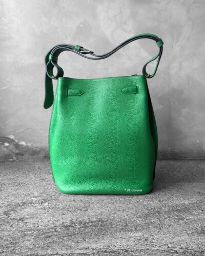 Hermes Bamboo So Kelly 22 in Togo Calfskin Leather & Palladium Hardware