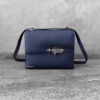 Hermes Blue Encre Verrou in Epsom Leather & Palladium Hardware