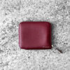 Hermès Silk’In Compact Wallet, Bordeaux Epsom leather wallet, Hermès zip wallet palladium hardware, luxury compact wallet, designer leather wallet Hermès