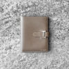 Hermes Etoupe Bearn Compact Wallet in Palladium Hardware