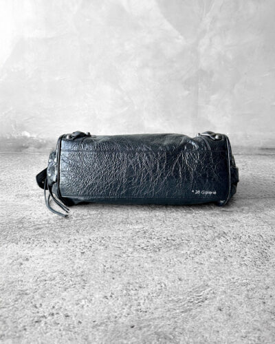 Balenciaga Le City Black East West in Arena Lambskin & Brass Hardware