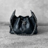 Chanel Black Minin C25 in Grained Caviar Leather and Aged Silver Hardware
